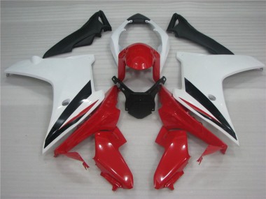 Weiß Rot & Schwarz 2011-2012 Honda CBR600F Motorrad Verkleidungen