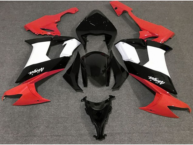 Aufkleber In Glänzendem Rot Schwarz & Weiß 2008-2010 Kawasaki ZX10R Motorrad Verkleidungen