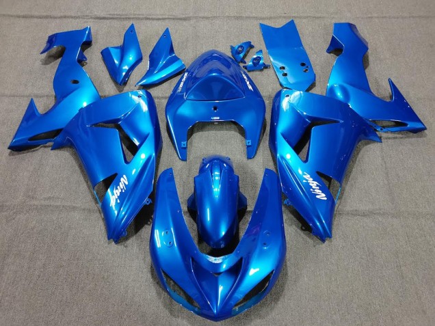 Blauer Ninja 2006-2007 Kawasaki ZX10R Motorrad Verkleidungen