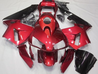 Candy Red Plain 2003-2004 Honda CBR600RR Motorrad Verkleidungen