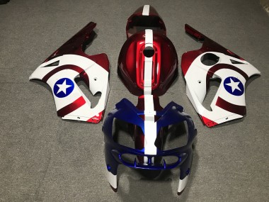 Captain America 2002-2005 Kawasaki ZX12R Motorrad Verkleidungen