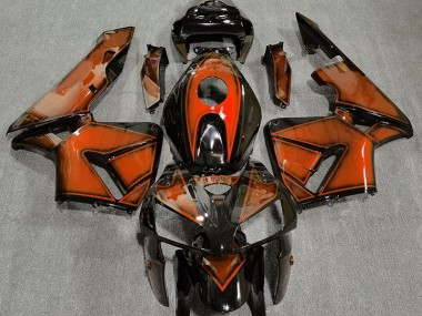 Dunkelorange 2005-2006 Honda CBR600RR Motorrad Verkleidungen