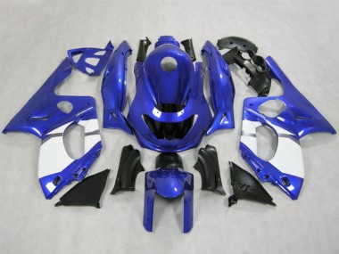 Glänzend Blau & Weiß 1998-2007 Yamaha YZF600 Motorrad Verkleidungen