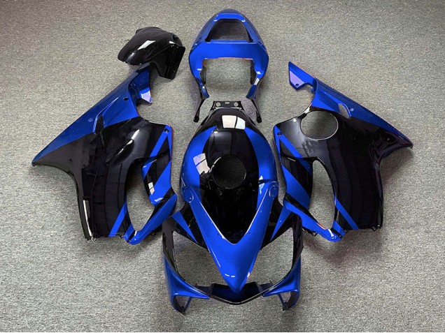 Glänzend Blau & Schwarz 2001-2003 Honda CBR600 F4i Motorrad Verkleidungen