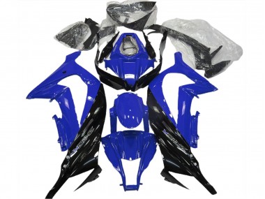 Glänzend Blau & Schwarz 2011-2015 Kawasaki ZX10R Motorrad Verkleidungen