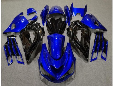 Glänzend Blau & Schwarz 2012-2021 Kawasaki ZX14R Motorrad Verkleidungen