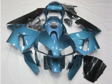 Glänzend Hellblau 2003-2004 Honda CBR600RR Motorrad Verkleidungen