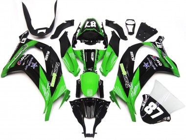 Grün & Schwarz 2016-2019 Kawasaki ZX10R Motorrad Verkleidungen