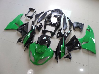 Grün Schwarz Ninja 2009-2012 Kawasaki ZX6R Motorrad Verkleidungen