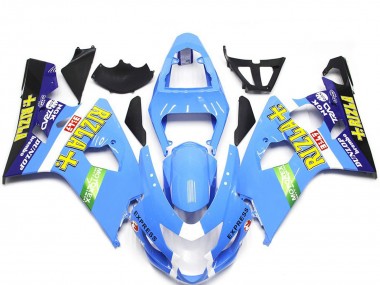 Hellblau Rizla Stil 2004-2005 Suzuki GSXR 600-750 Motorrad Verkleidungen