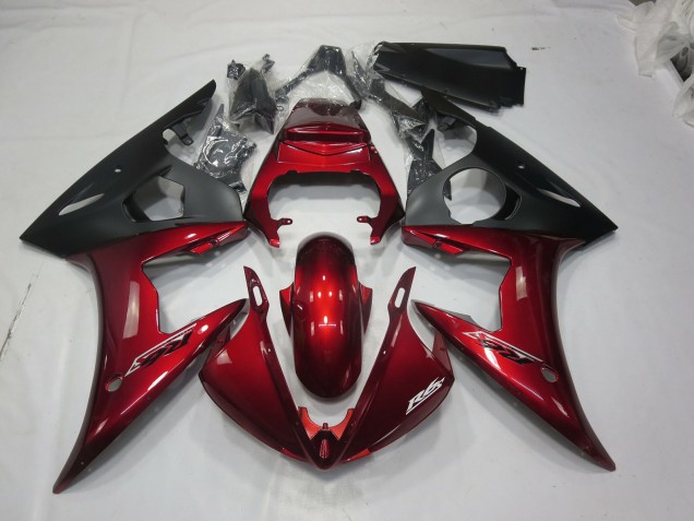 Kastanienbraun Rot 2005 Yamaha R6 Motorrad Verkleidungen