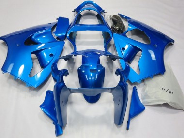 Leuchtendes Blau 2000-2002 Kawasaki ZX6R Motorrad Verkleidungen