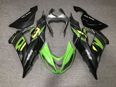 Matt Schwarz & Rennen 2013-2018 Kawasaki ZX6R Motorrad Verkleidungen