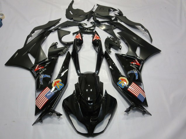 Merica 2009-2012 Kawasaki ZX6R Motorrad Verkleidungen