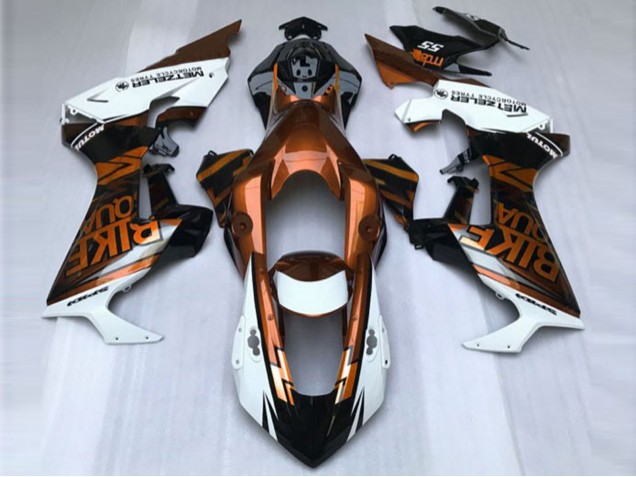 Orange & Weiß Benutzerdefiniert 2017-2023 Honda CBR1000RR Motorrad Verkleidungen