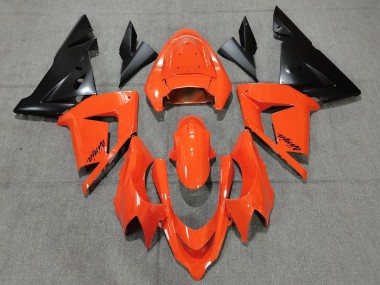 Orange-Schwarz 2004-2005 Kawasaki ZX10R Motorrad Verkleidungen