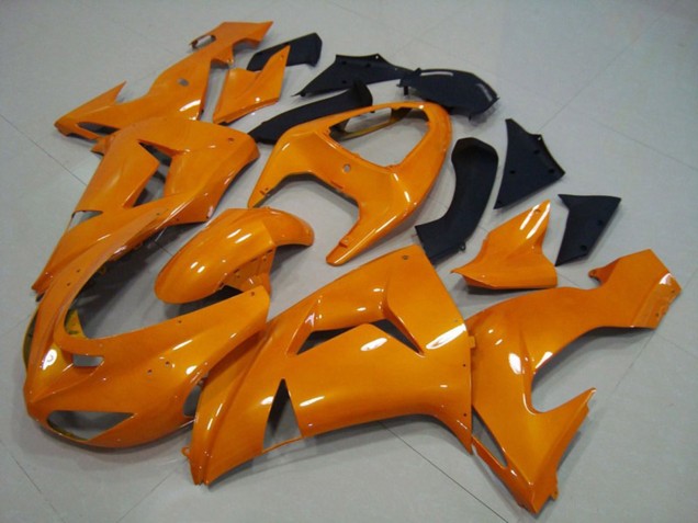 Orange Uni 2006-2007 Kawasaki ZX10R Motorrad Verkleidungen