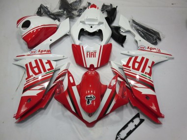 Rot Fiat 2007-2008 Yamaha R1 Motorrad Verkleidungen