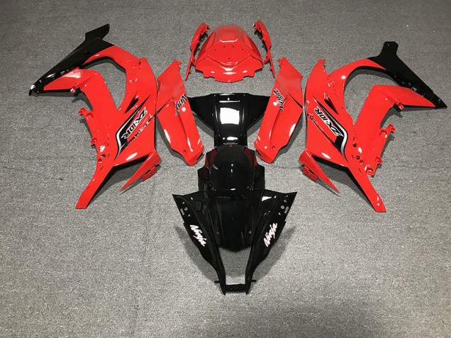 Rot & Schwarz 2011-2015 Kawasaki ZX10R Motorrad Verkleidungen