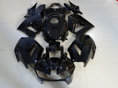 Schwarz Glänzend 2013-2023 Honda CBR600RR Motorrad Verkleidungen