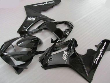 Schwarz Krieger 2006-2008 Triumph Daytona 675 Motorrad Verkleidungen