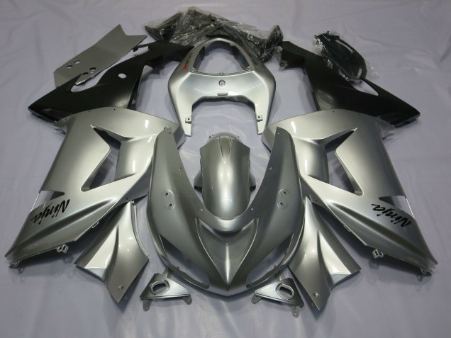 Silber 2006-2007 Kawasaki ZX10R Motorrad Verkleidungen