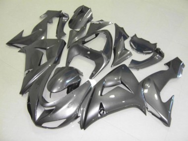 Silber Glanz 2006-2007 Kawasaki ZX10R Motorrad Verkleidungen