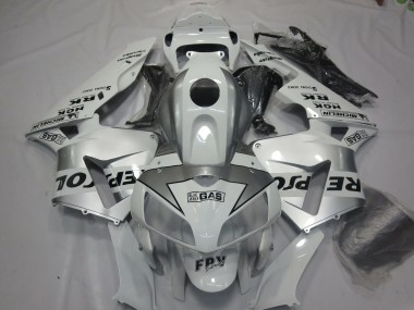 Silber Repsol 2005-2006 Honda CBR600RR Motorrad Verkleidungen