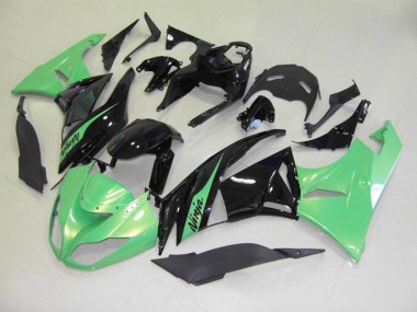 Spezial Grün 2009-2012 Kawasaki ZX6R Motorrad Verkleidungen