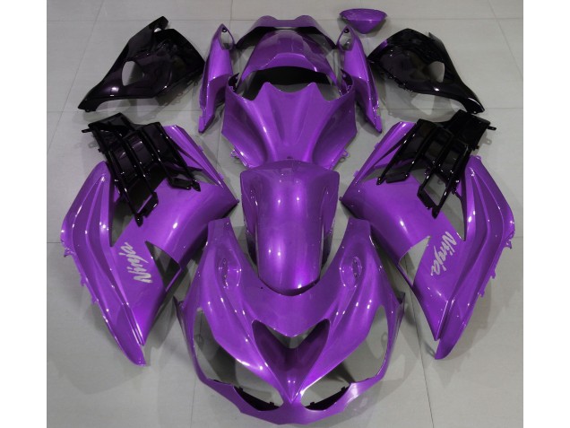 Stimmungsviolett 2012-2021 Kawasaki ZX14R Motorrad Verkleidungen