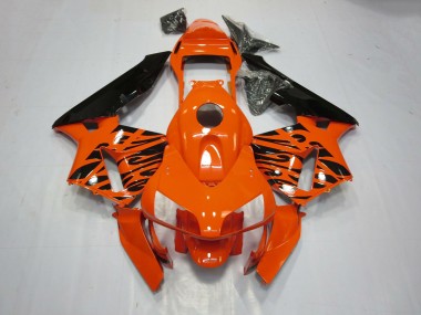 Tribal Orange 2003-2004 Honda CBR600RR Motorrad Verkleidungen