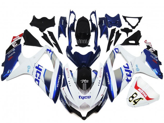 Tyco Benutzerdefinierter Glanzstil 2008-2010 Suzuki GSXR 600-750 Motorrad Verkleidungen