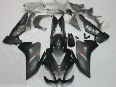 Vollmatt Schwarz 2010-2015 Aprilia RSV4 1000 Motorrad Verkleidungen